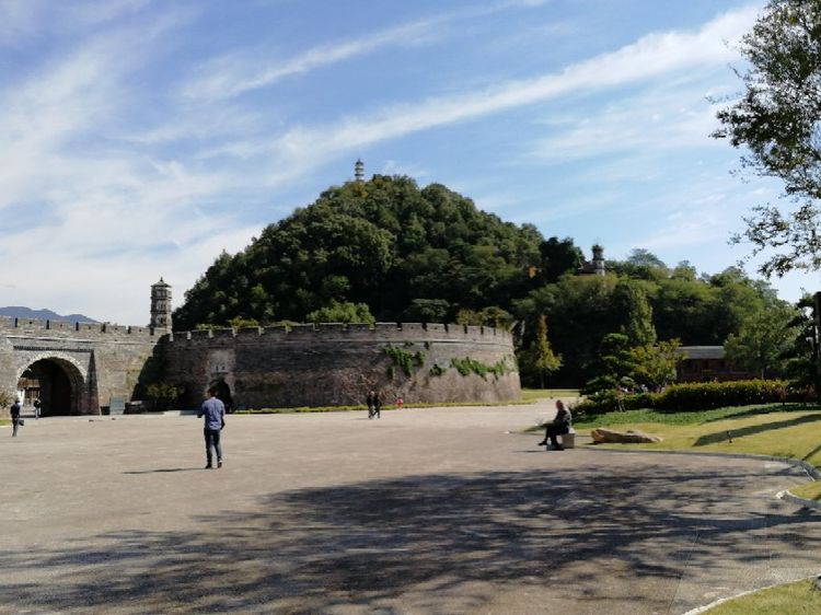 臺州府城墻(江南長城,位于浙江臨海市)內外景色